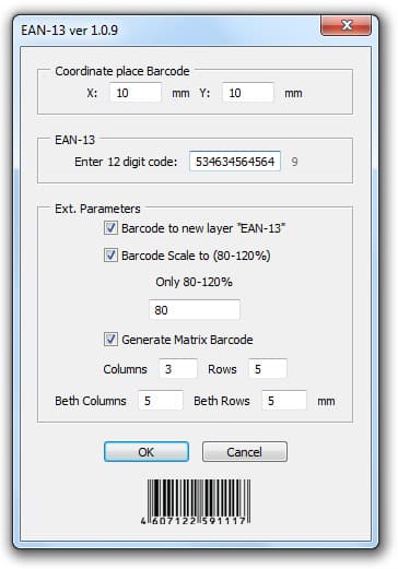EAN-13 штрихкод - плагин для Adobe Illustrator — 1